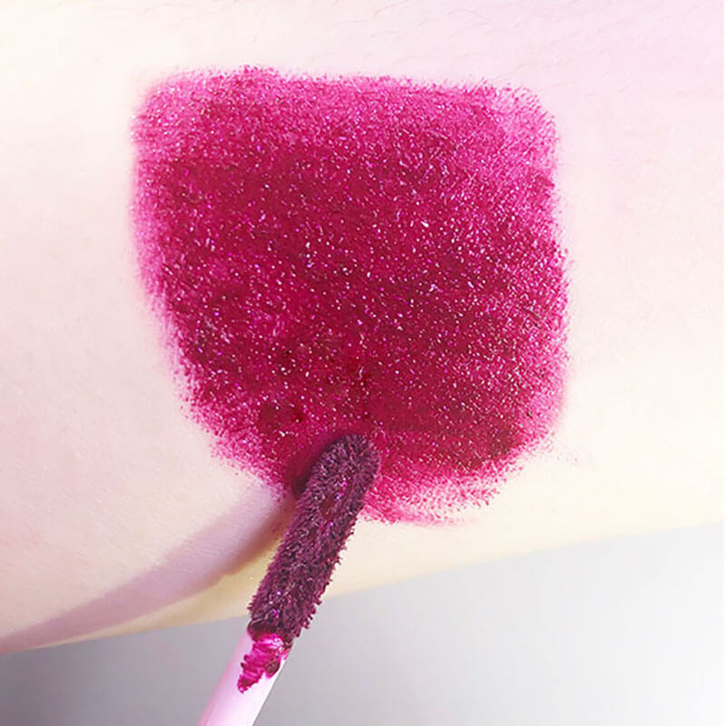 6-color Velvet Glitter Liquid Lipstick