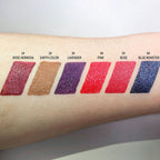 6-color Velvet Glitter Liquid Lipstick