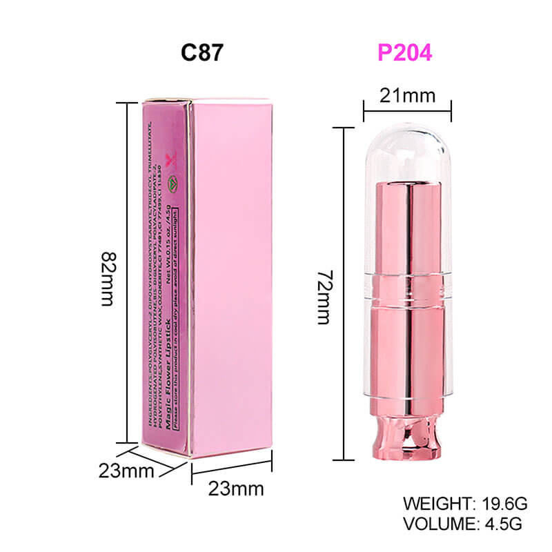 5-color Flower Thermochromic/ Color Chnage Lip Balm