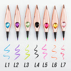 7-color Eyeliner Gold Pencilwith Diamonds
