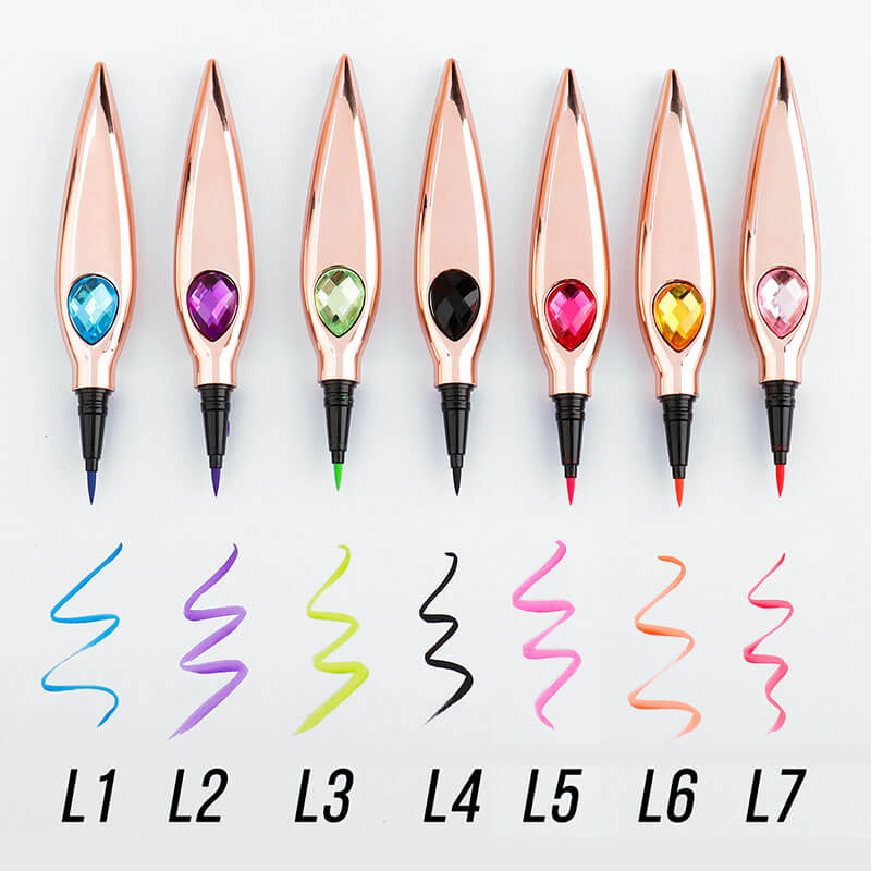 7-color Eyeliner Gold Pencilwith Diamonds