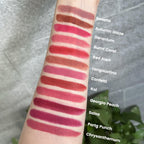 12-color Velvet Nonstick Black Gold Tube Matte Neutral Lipstick