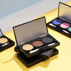 10-style of 3-color Eyeshadow Palette with Brush