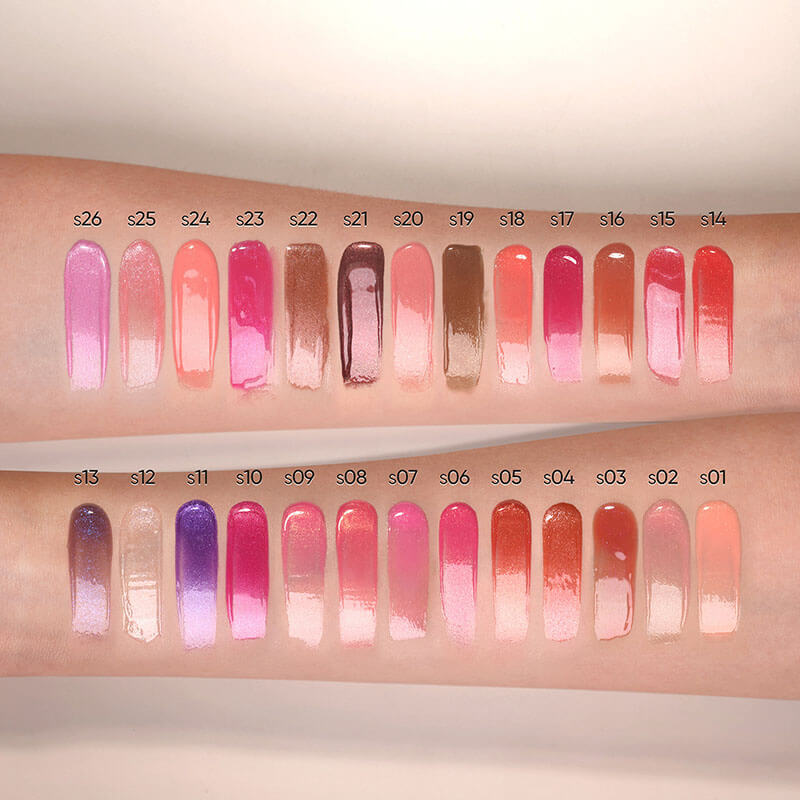 26-color High-gloss Pearlescent Lip Gloss