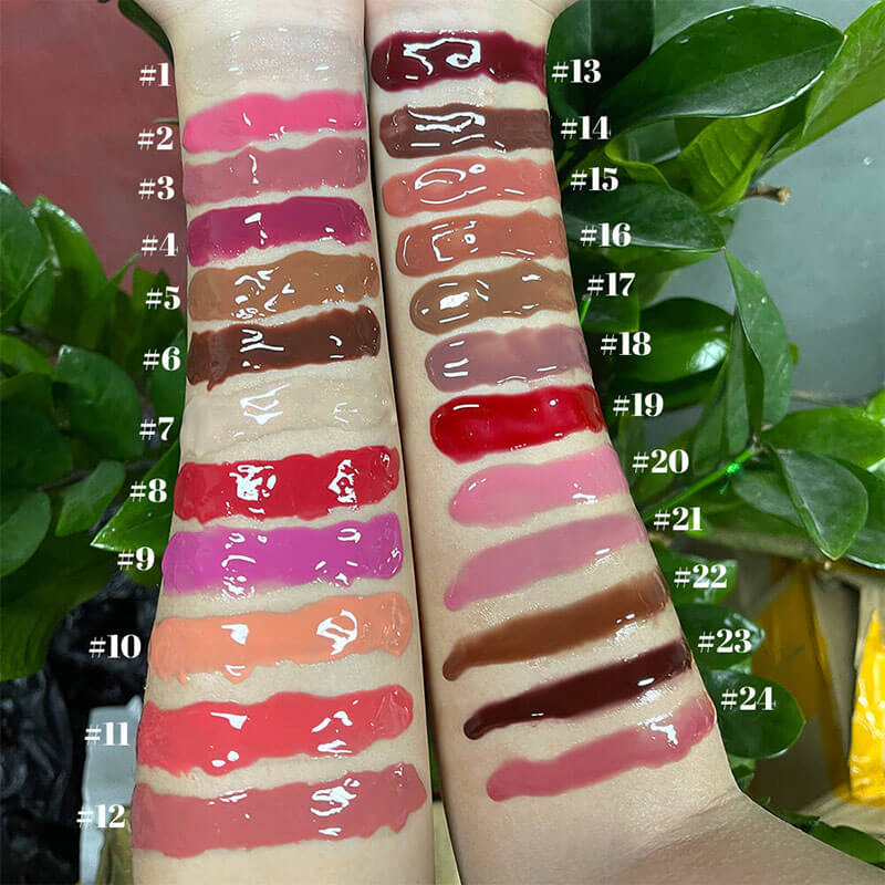24-color Moisturizing Peptide Lip gloss