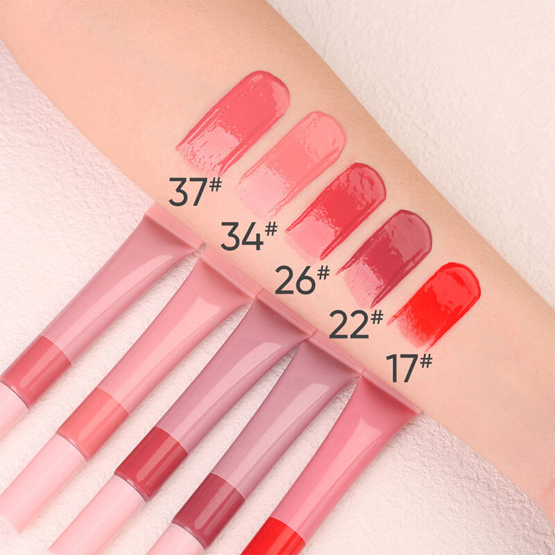 10-color Squeeze Tube Lip Gloss (Cream)