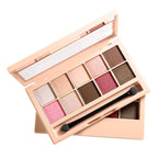 10-color Nude Earth Tone Eyeshadow Palette