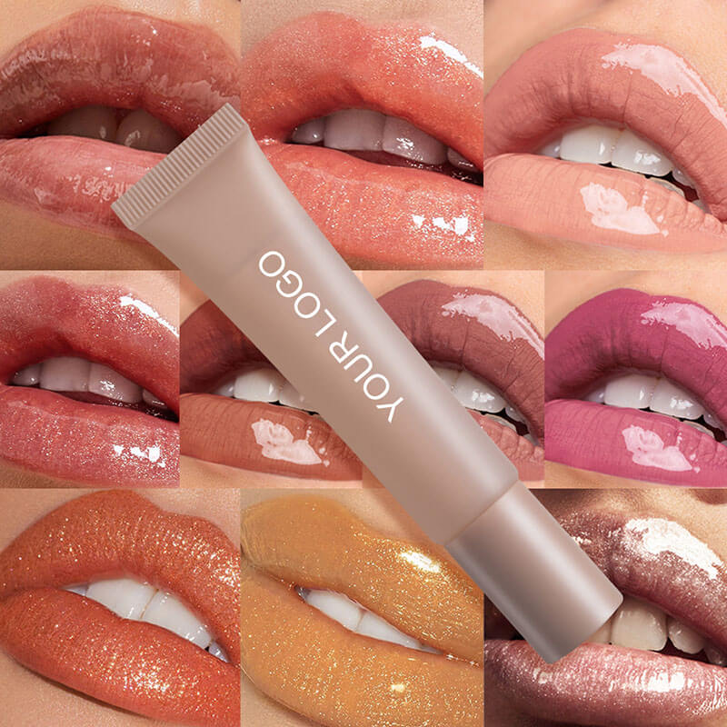 10-color Squeeze Tube Lip Gloss