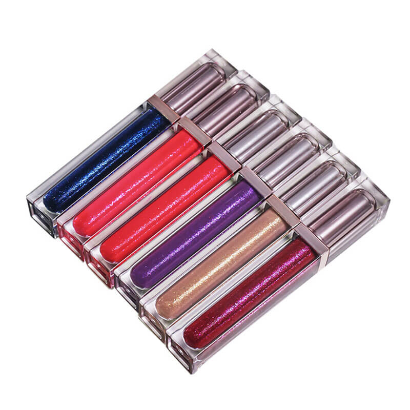 6-color Velvet Glitter Liquid Lipstick