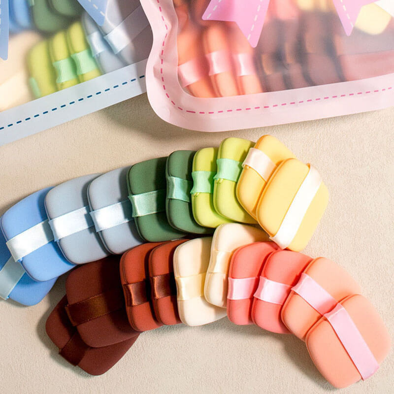 Macaron Air Cushion Powder Puff(10pcs)