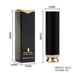 12-color Velvet Nonstick Black Gold Tube Matte Neutral Lipstick