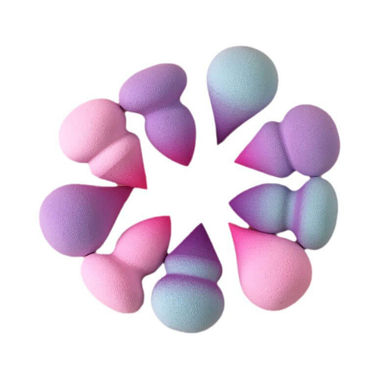 9-type Dual-color Beauty Sponge