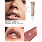 10-color Squeeze Tube Lip Gloss