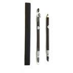 5-color Wooden Eyebrow Pencil with Eyebrow Brush and Pencil Sharpener