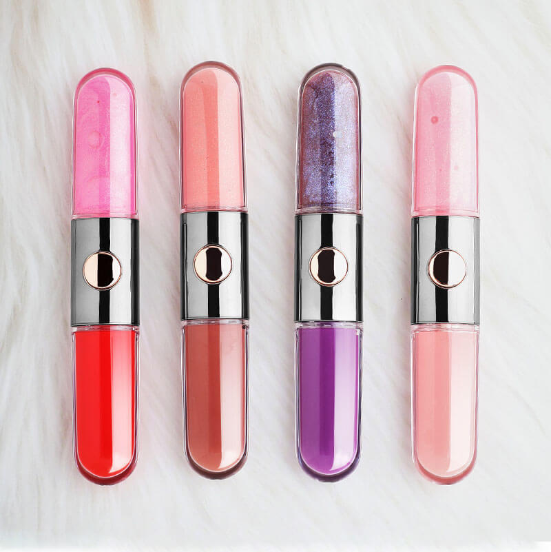 4-color Double-headed  Bicolor Lip Gloss