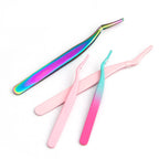 11-color False Eyelash Tweezers