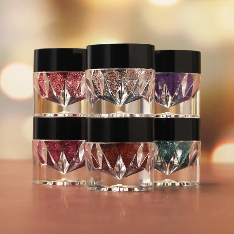 DIY Glitter Lip& Eyeshadow set