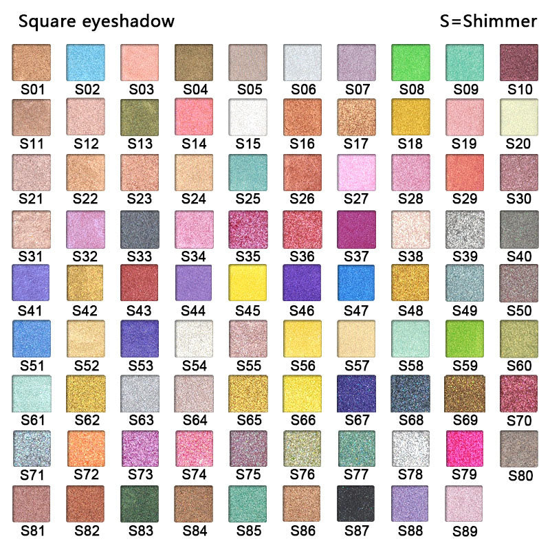 2-type of 21-color DIY  Eyeshadow Palette
