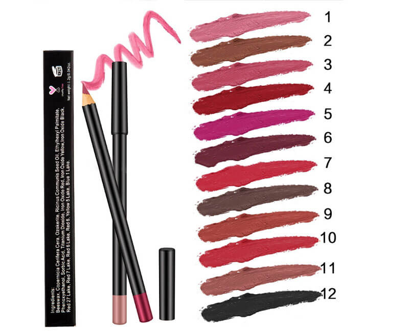 12-color Lip liner