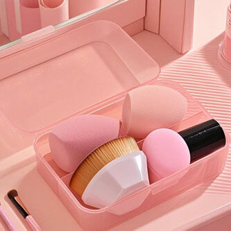 4-set of 4-piece Makeup Brush and Sponge