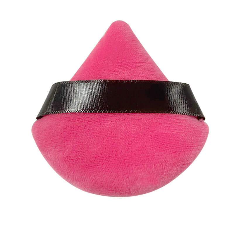 11-color Triangular Flocking Powder Puff 6pcs in box(70*65mm)