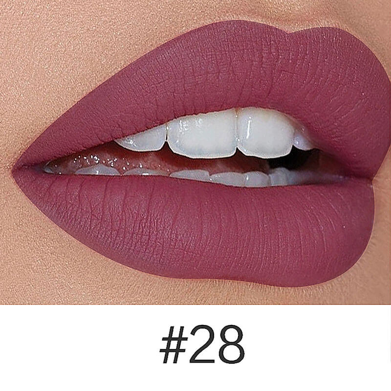 50-color chubby tube chubby non-stick waterproof Liquid Lipstick(#01-#30)