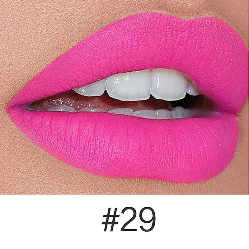 50-color chubby tube chubby non-stick waterproof Liquid Lipstick(#01-#30)