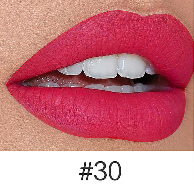 50-color chubby tube chubby non-stick waterproof Liquid Lipstick(#01-#30)