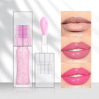 3-color Lip Oil Transparent Square Tube(Temperature Color Changing)