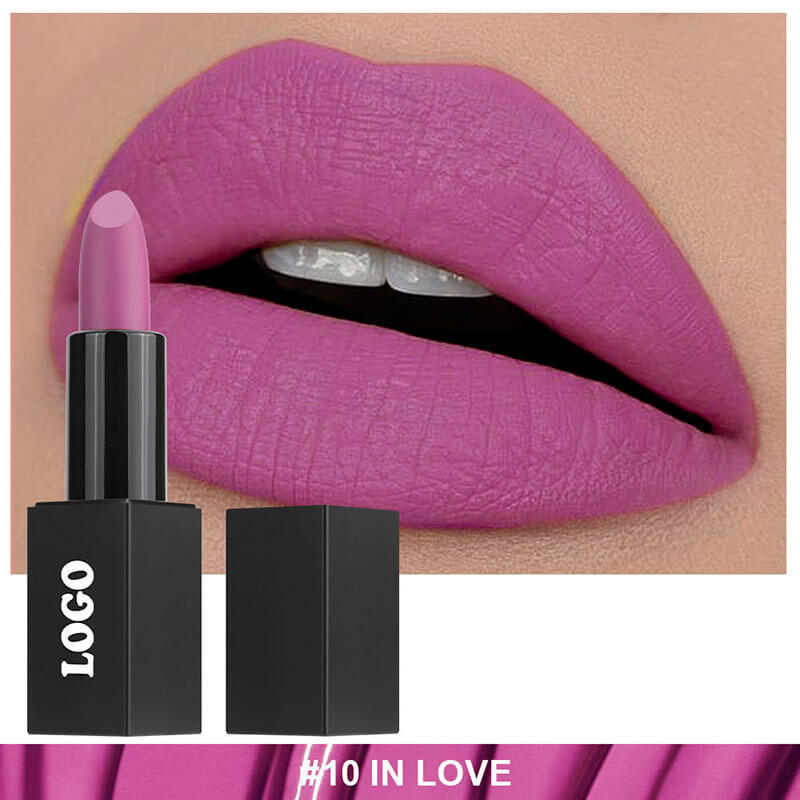 24-color Black Square Tube Matte Lipstick