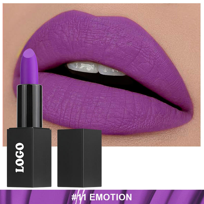 24-color Black Square Tube Matte Lipstick