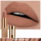 24-color Gold Round Tube Matte Lipstick
