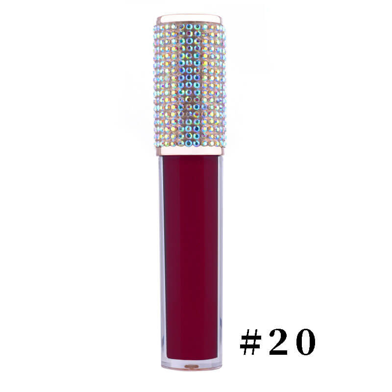 24-color Diamond Non-sticky matte liquid lipstick