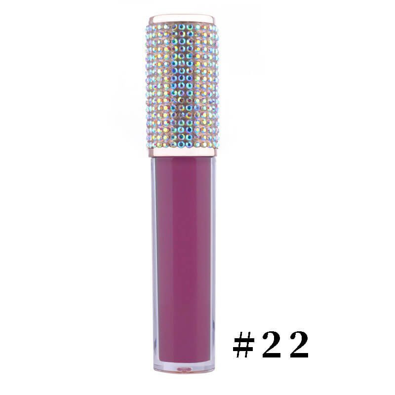 24-color Diamond Non-sticky matte liquid lipstick