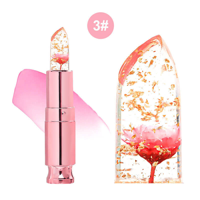 5-color Flower Thermochromic/ Color Chnage Lip Balm