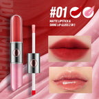 4-color Double-headed  Bicolor Lip Gloss
