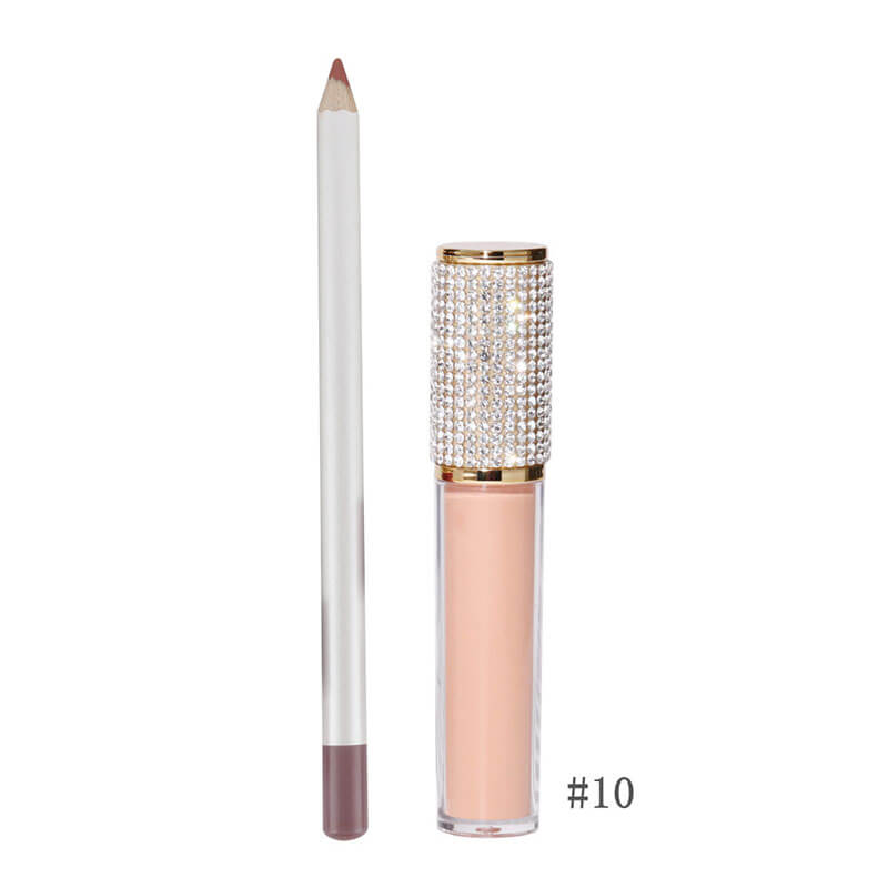 20-color Lip Set for Diamond Lipstick & Lip Liner