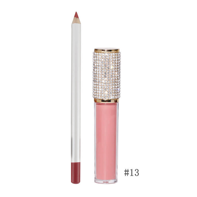 20-color Lip Set for Diamond Lipstick & Lip Liner