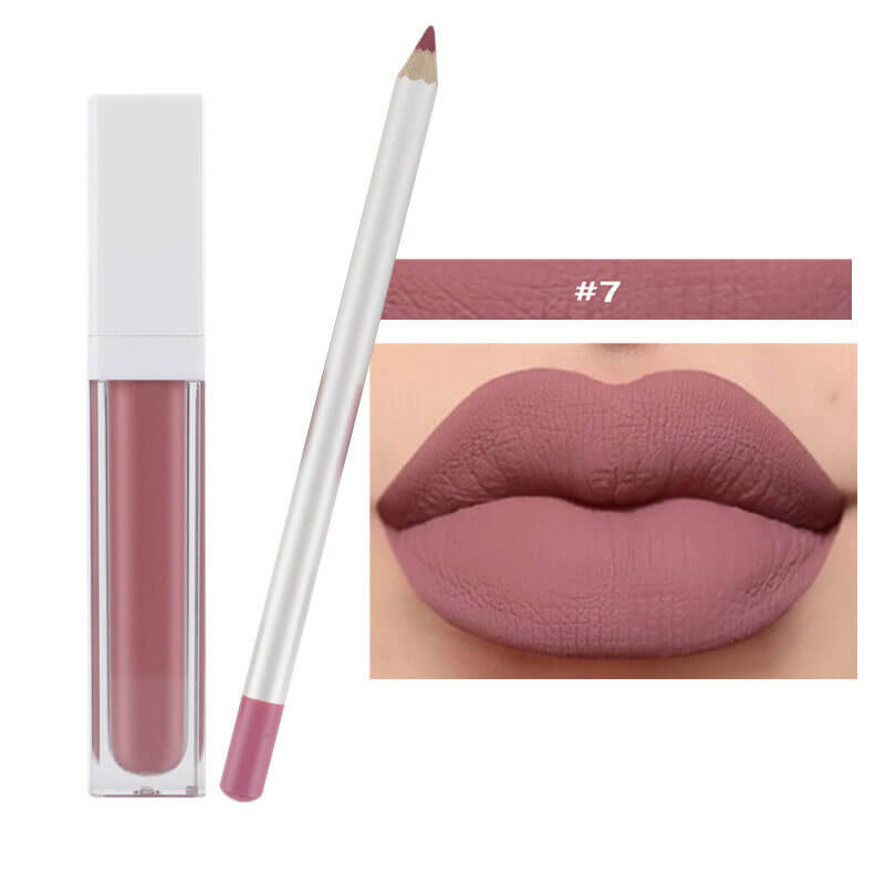 21-color Lip Set for Lipstick & Lip Liner
