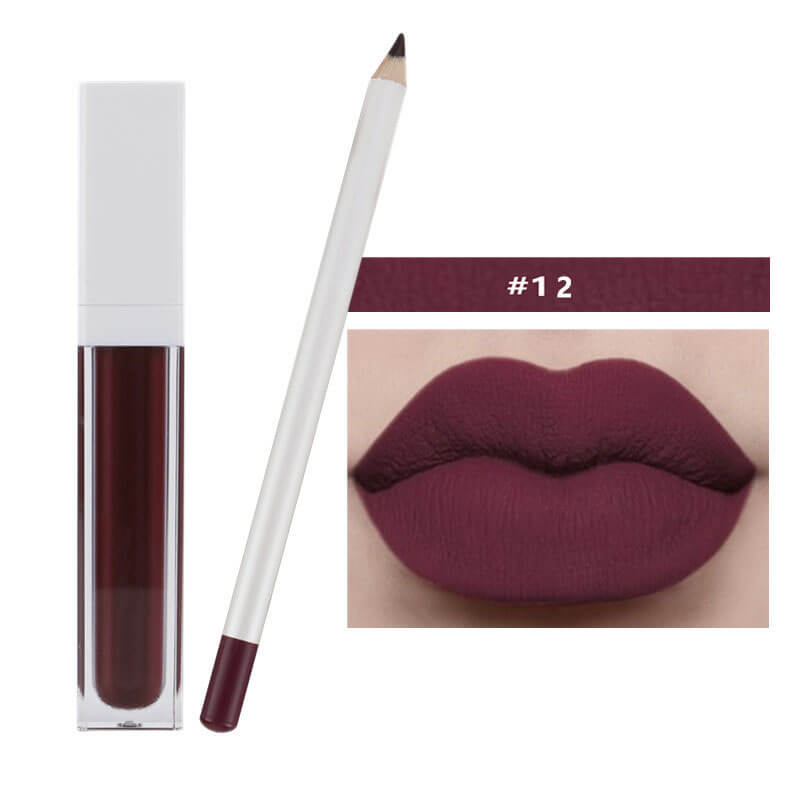 21-color Lip Set for Lipstick & Lip Liner