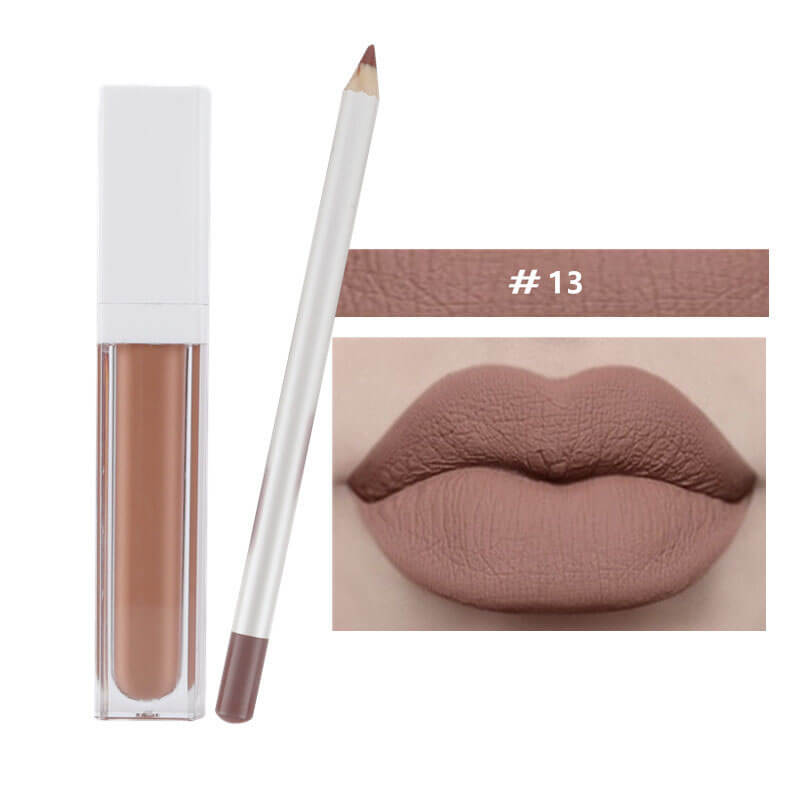 21-color Lip Set for Lipstick & Lip Liner