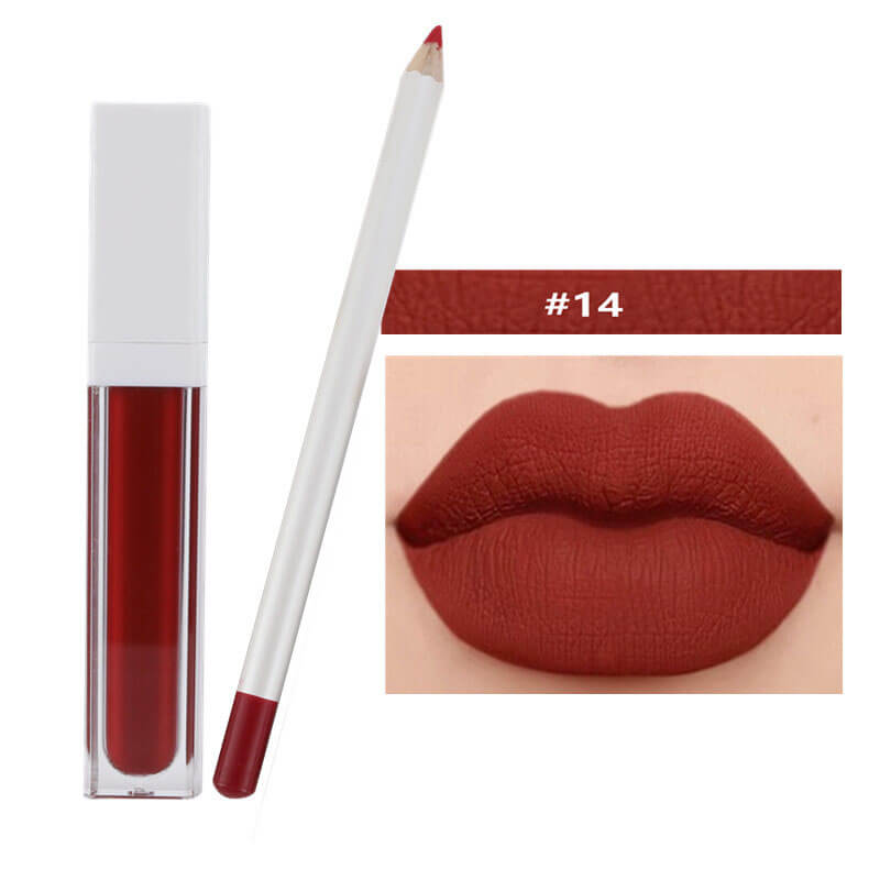 21-color Lip Set for Lipstick & Lip Liner