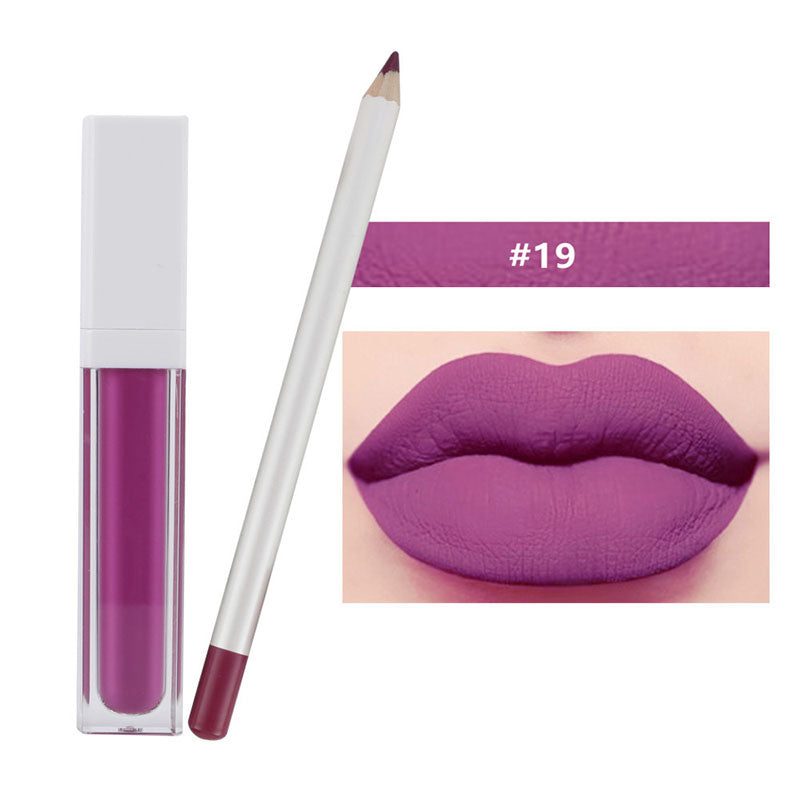 21-color Lip Set for Lipstick & Lip Liner