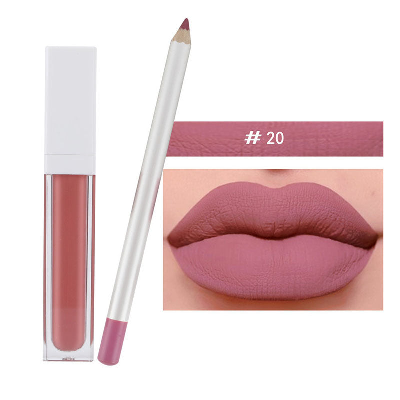 21-color Lip Set for Lipstick & Lip Liner