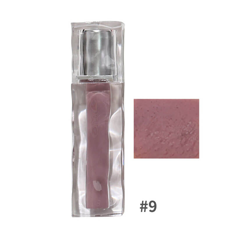 14-color Mirror Lip Gloss with Wavy Tube