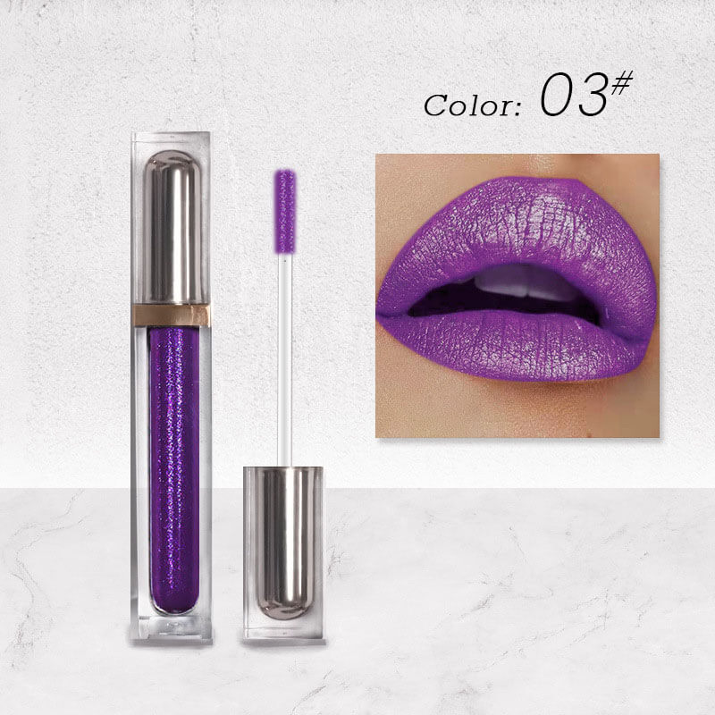 6-color Velvet Glitter Liquid Lipstick