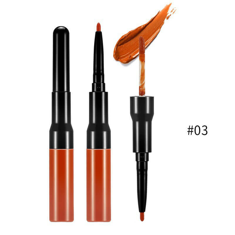 21-color Double-headed Lquid Lipstick and Lip Liner
