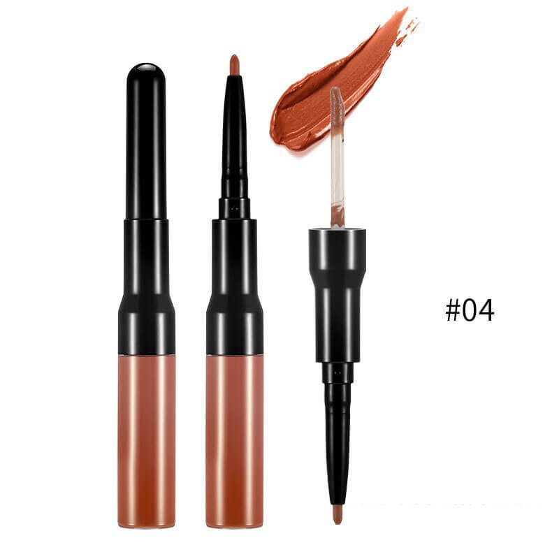 21-color Double-headed Lquid Lipstick and Lip Liner