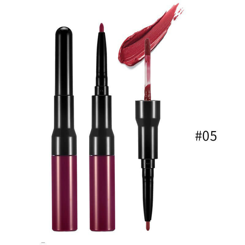 21-color Double-headed Lquid Lipstick and Lip Liner