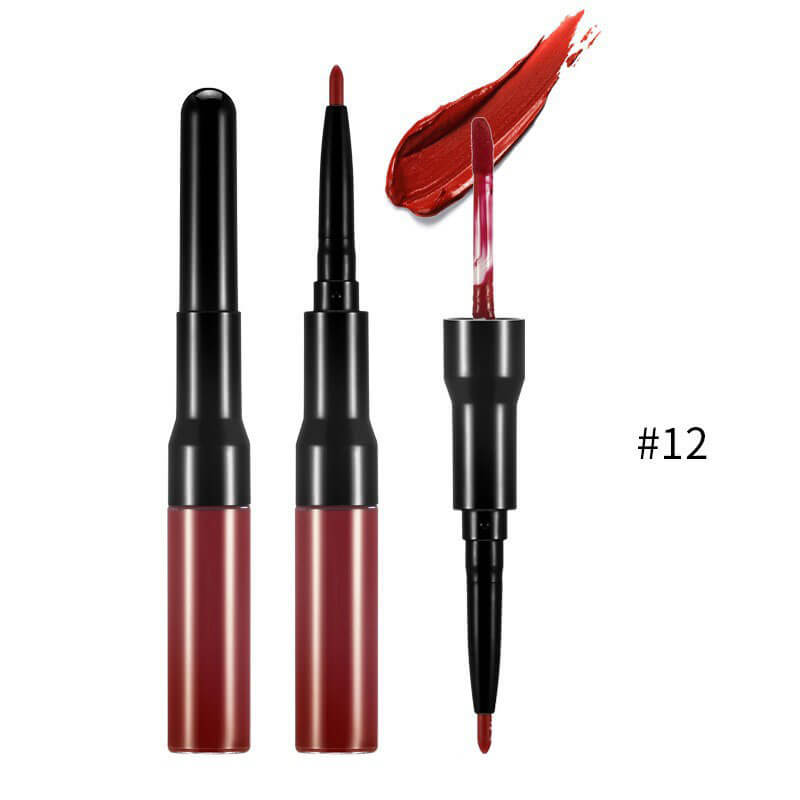 21-color Double-headed Lquid Lipstick and Lip Liner